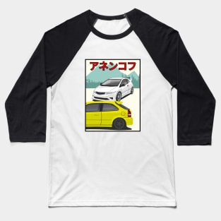 Honda Civic Baseball T-Shirt